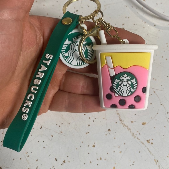 Starbucks boba tea keychain - Picture 1 of 5